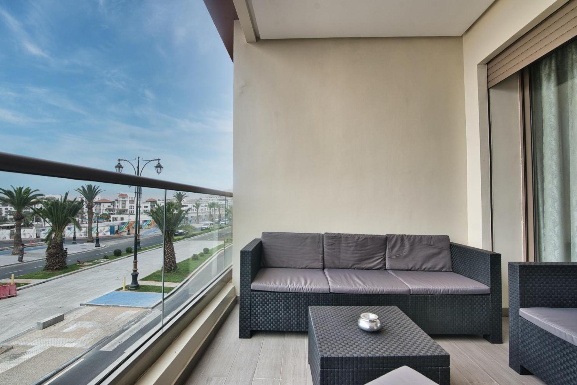 New Sea Front Apartment 135Mq With Unlimited Wi-Fi Agadir Eksteriør billede
